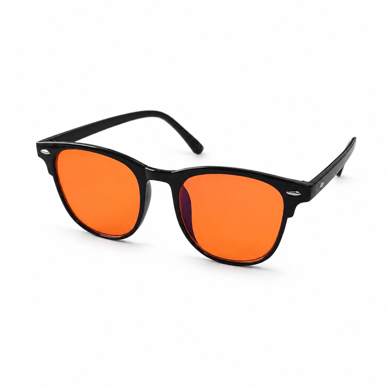 Sinivalolasit Classic oransseilla linsseillä